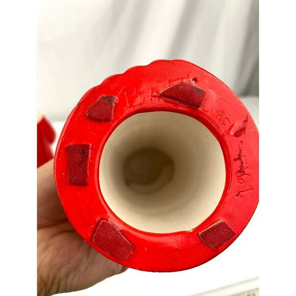 VTG Ceramic Christmas Carolers Candle Holders Lot of 3 Choir Girls 1960s - Picture 4 of 14